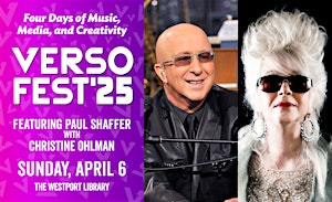 VersoFest Oral History Podcast: Paul Shaffer w/Christine Ohlman | The Westport Library