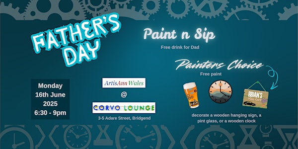 Father's Day Painter's Choice Paint n Sip | Corvo Lounge