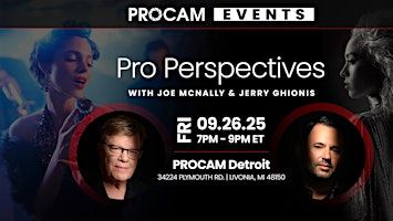 Pro Perspectives: Jerry Ghionis & Joe McNally | PROCAM Detroit
