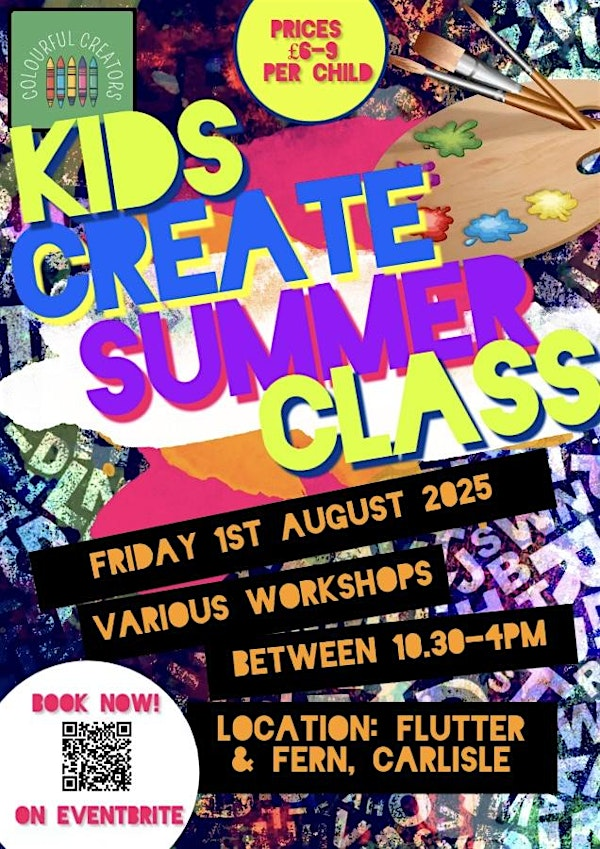 Summer kids create decorate a tote bag | Flutter & Fern