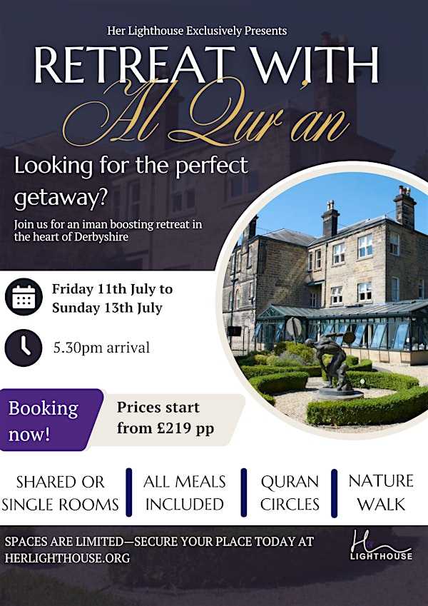 Retreat with Al-Qur’an: An Exclusive Spiritual Experience for Muslim Women | Stretton House
