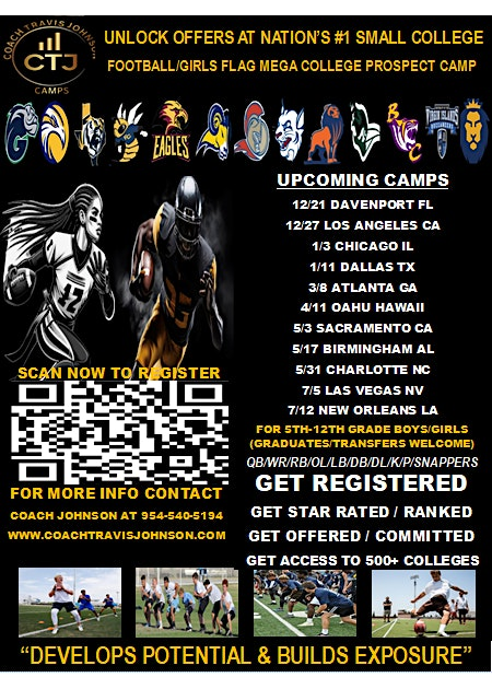 DALLAS TX BOYS FOOTBALL/GIRLS FLAG MEGA COLLEGE PROSPECT CAMP JAN 11TH 2026 | Mansfield High School