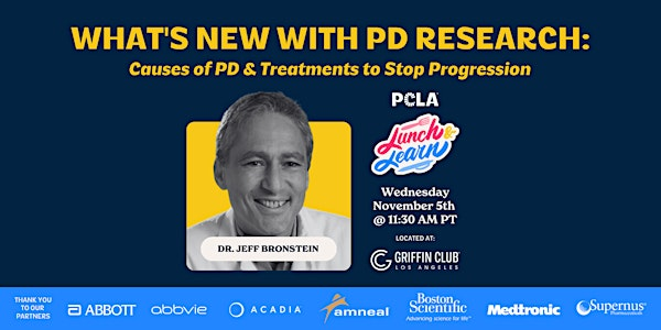Parkinson's Lunch & Learn: What's New With PD Research | Griffin Club Los Angeles