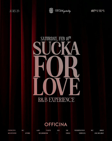 Sucka For Love: R&B Experience at Officina| Sat. Feb 14th | Officina