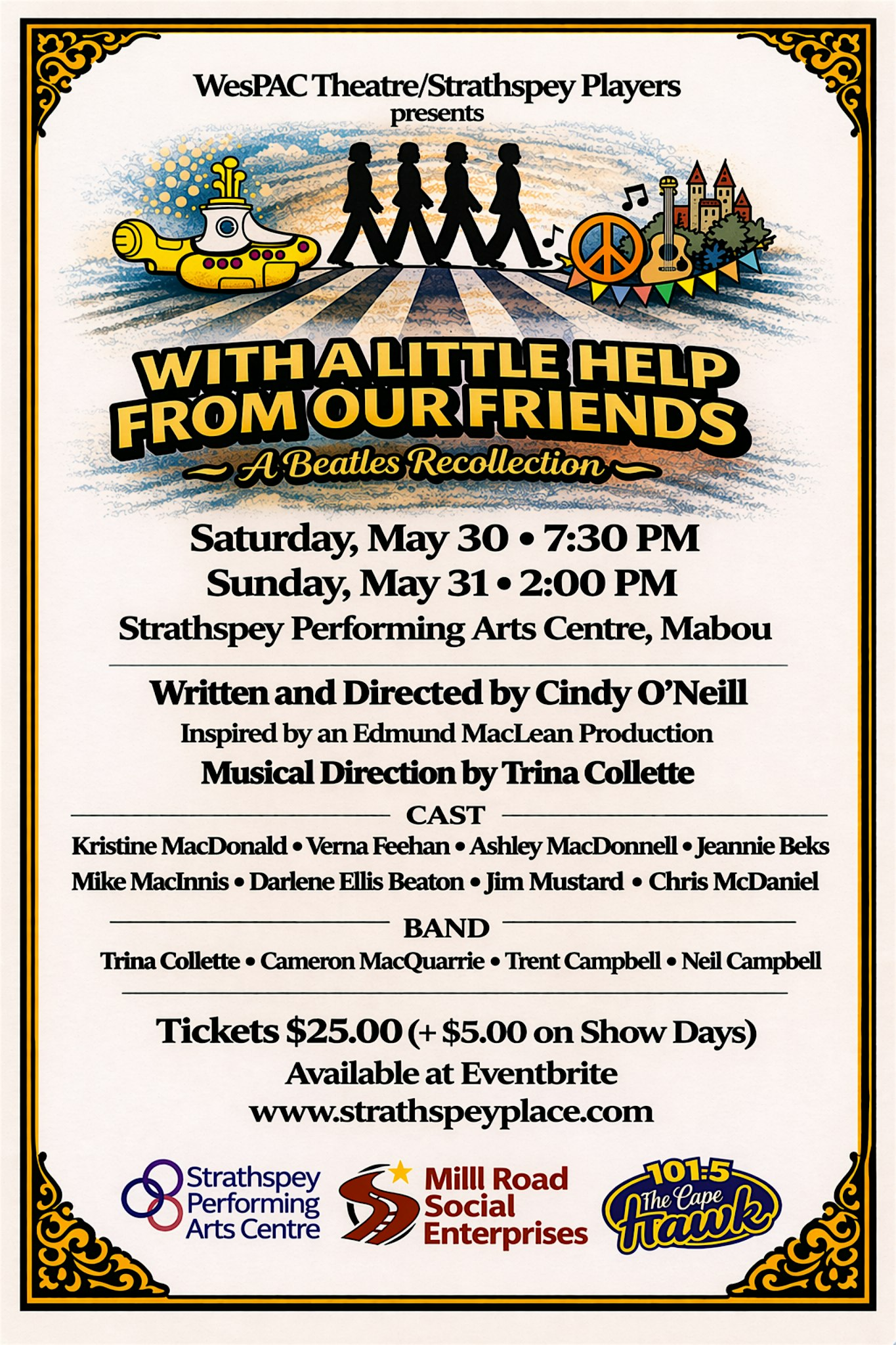 WITH A LITTLE HELP FROM OUR FRIENDS: A Beatles Recollection | Strathspey Performing Arts Centre