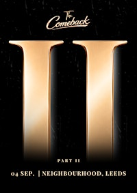 The Comeback R&B event - 25+ Part II | Neighbourhood Leeds