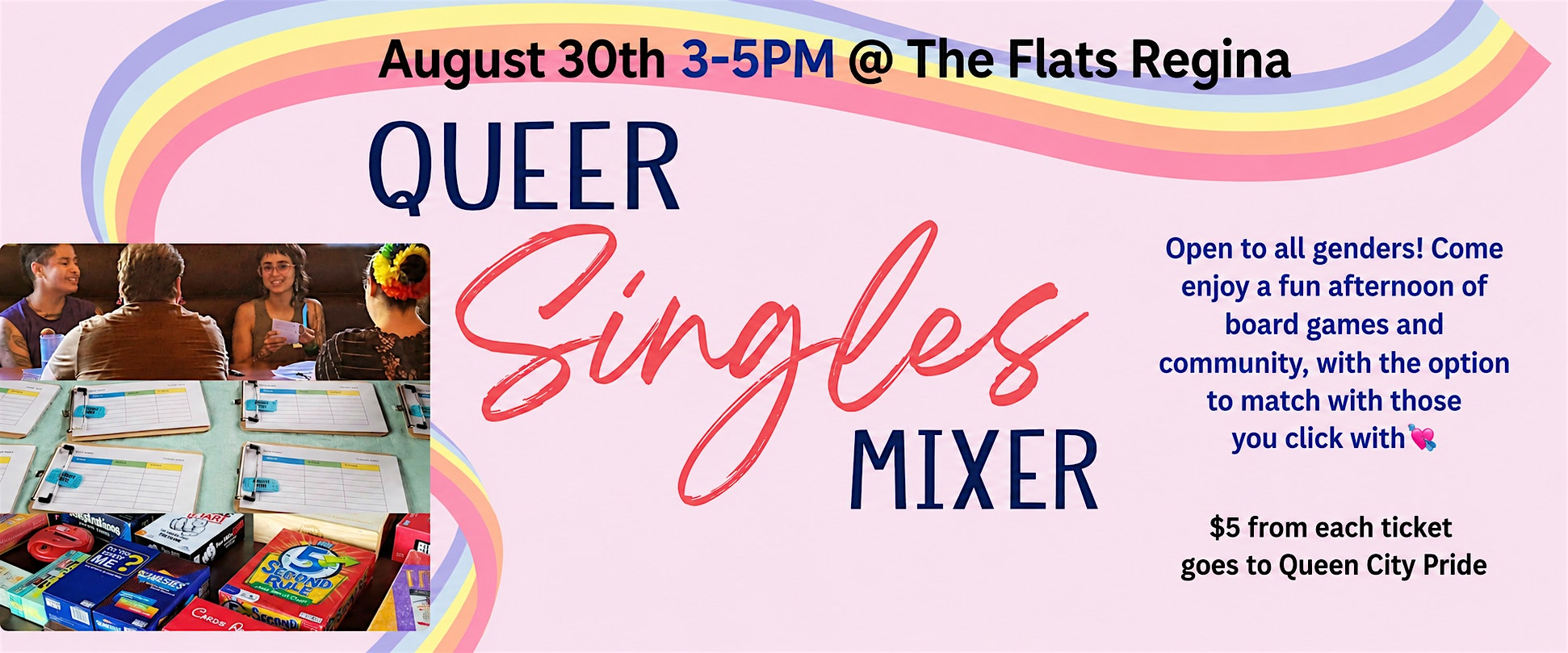 Regina: Queer Singles Mixer 3.0 | The Flats Eatery + Drink