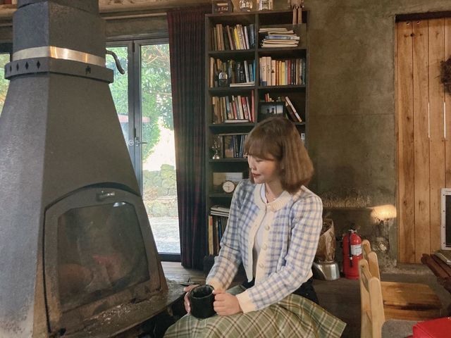 제주 송당리 불멍카페 “친봉산장” 🌟