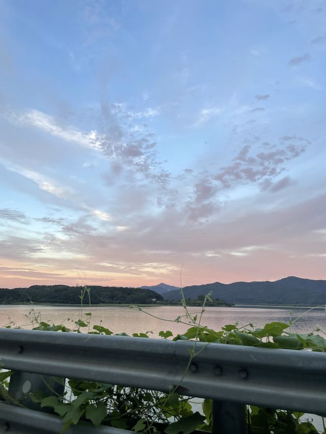 예쁜 가을 노을은 팔당댐에서 🌅 