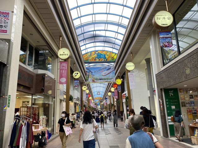 長崎の中心部『浜市アーケード』と『ベルナード観光通り』