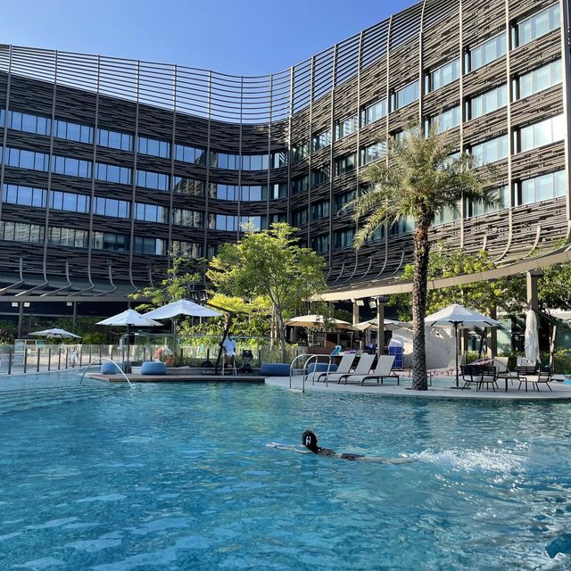 海洋公園萬豪酒店staycation💕🏊🏻‍♀️
