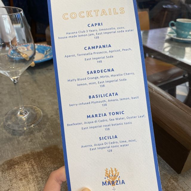 《體驗意式海岸風情》Osteria Marcia