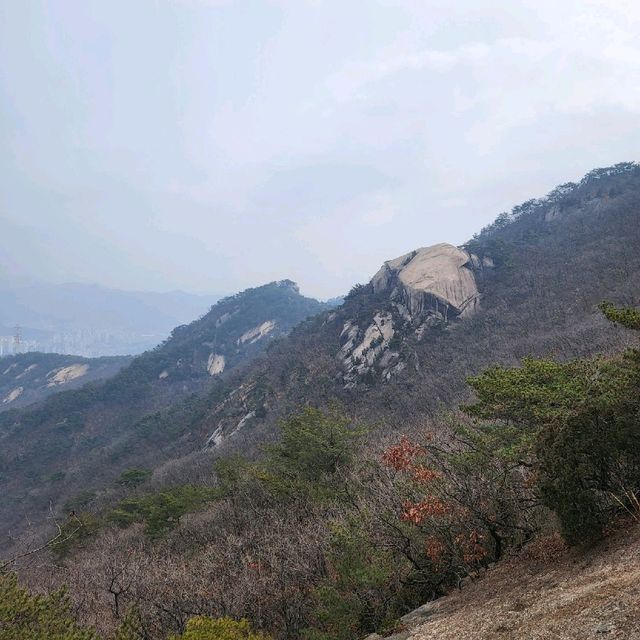 수락산 정상에 올랐어요!