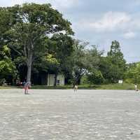 保土ヶ谷公園で自転車デビュー