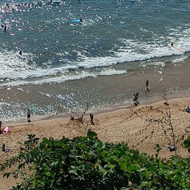 제주도 서귀포에 있는 중문색달 해수욕장을 가보자