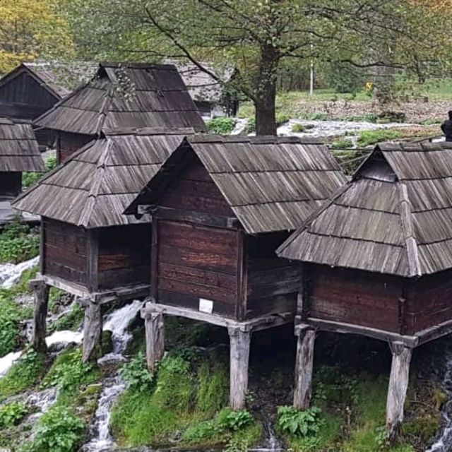 Small wooden unique watermill in the world!