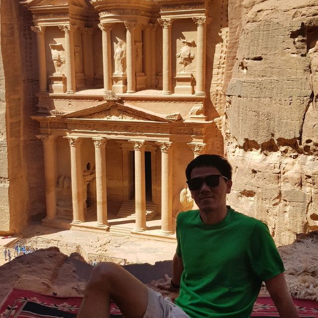 Petra is a famous archaeological site in Jordan