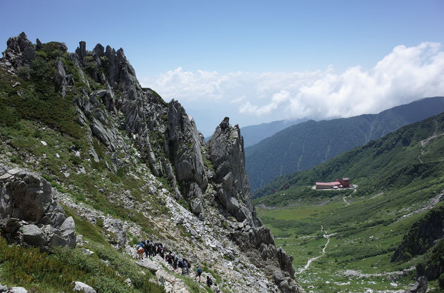 長野県　駒ヶ岳ロープウェイからの登山