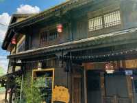 The historical wooden house in Zhenshan!