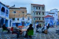 You can always trust the North African blue!!! Chefchaouen town.