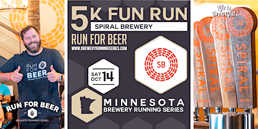 5k Beer Run x Spiral Brewery | 2023 MN Brewery Running Series (Hastings) | Spiral Brewery