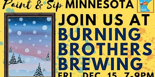 December 15 Paint & Sip at Burning Brothers Brewing | Burning Brothers Brewing