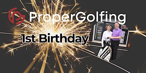 First Birthday Celebration Social with coffee and cake | Proper Golfing Academy