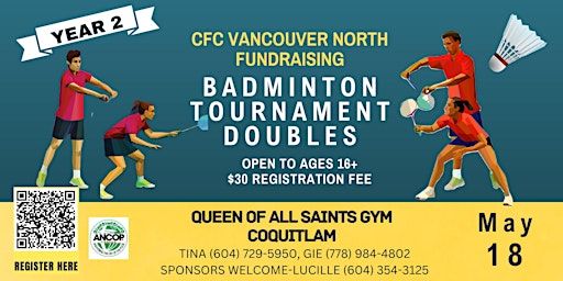 2nd CFC Vancouver North Badminton Tournament Doubles | Queen of All Saints School
