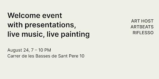 Chromatic Harmonies - live music and live painting | Carrer de les Basses de Sant Pere, 10