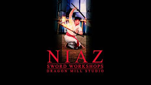 Niaz Makhdum | Sword Flow Choreography + Double Sword Flow Mastery | Dragon Mill - School of Fire Art