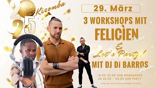 Kizomba Emotions pure Event & Workshops mit Felicien | OLs Brauwerkstatt