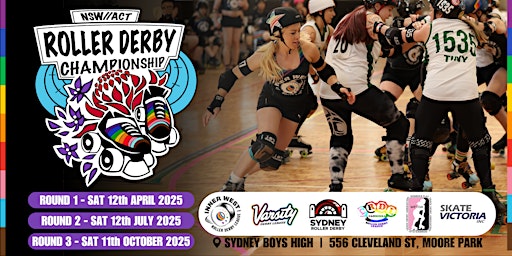 NSW/ACT Roller Derby Championship - ROUND 1 | Sydney Boys High School & UTS Gymnasium