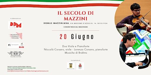 Duo Viola e Pianoforte - La chitarra al tempo di Mazzini | Domus Mazziniana