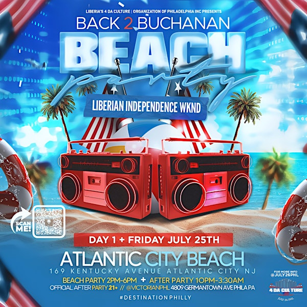 Liberian Independence Weekend (PHL) ~( Beach Party - After Party) | 4809 Germantown Ave
