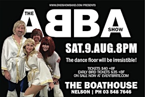 THE ABBA SHOW at the Boathouse, Nelson | The Boathouse Society