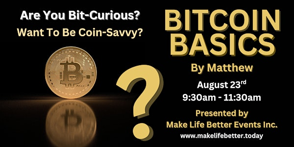 Bitcoin Basics | Timms Community Centre