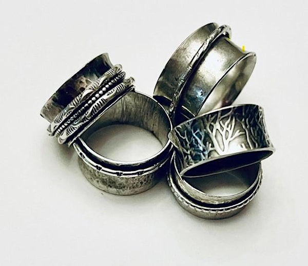 Silversmithing Level 5 - Spinner Rings (2 part class) | NW Rockhounds