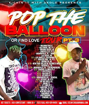 POP THE BALLOON OR FIND LOVE | BALTIMORE,MD. EDITION | HOSTED BY : 2KOLD | Langston Hughes Community, Business & Resource Center