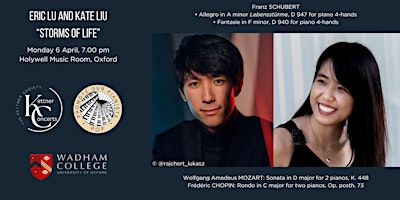 Eric Lu and Kate Liu | “Storms of Life” | Holywell Music Room