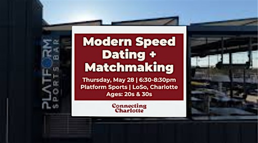 Modern Speed Dating + Matchmaking | 20s & 30s | Hetero Matches | Platform Sports