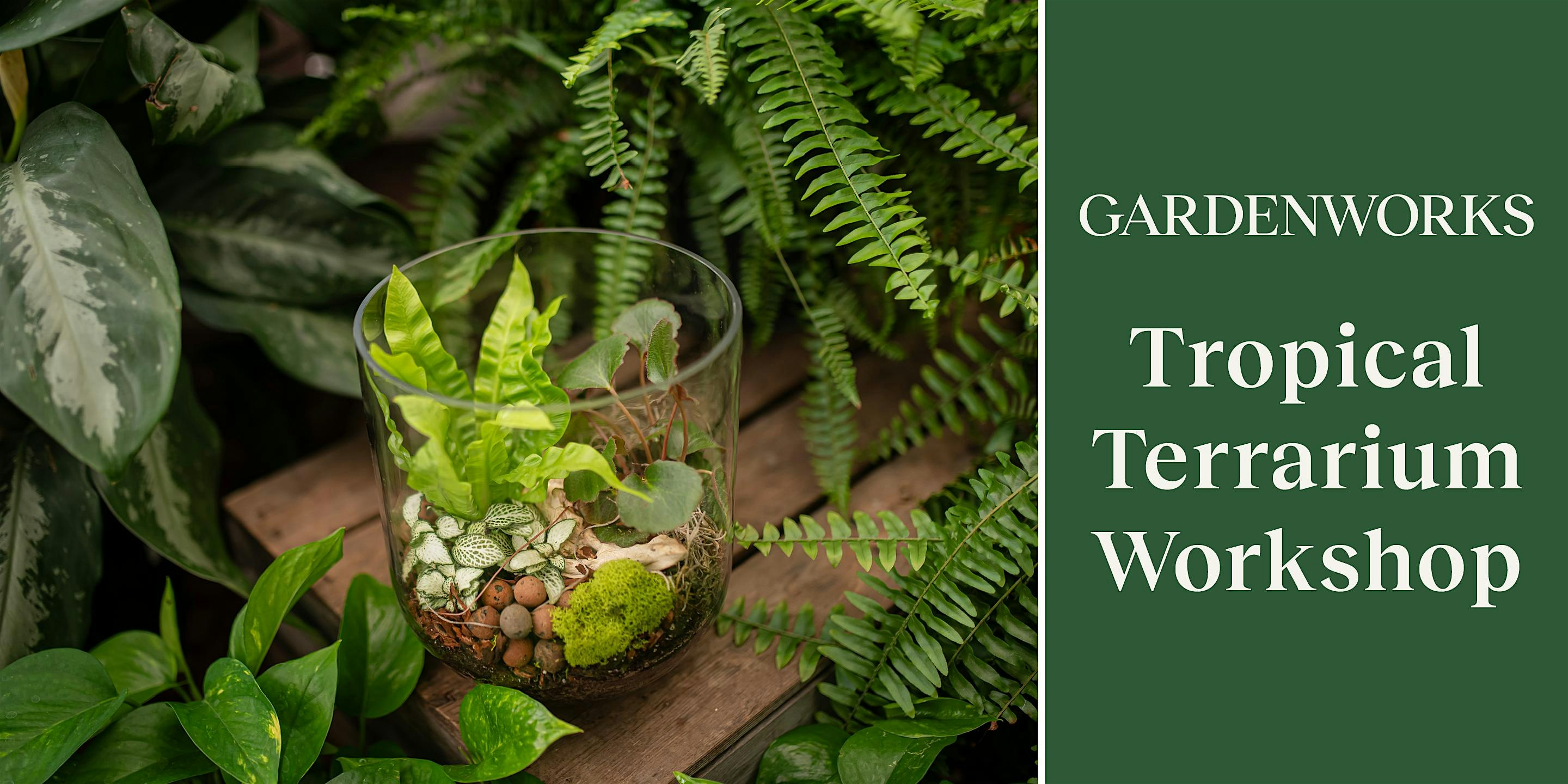 Tropical Terrarium Workshop at GARDENWORKS Oak Bay | GARDENWORKS Oak Bay