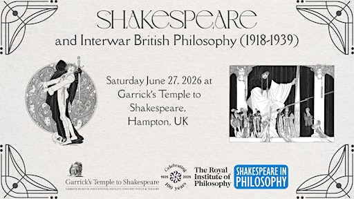 Shakespeare and Interwar British Philosophy (1918-1939) | Garrick's Temple to Shakespeare