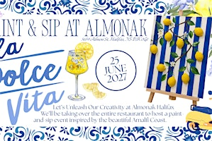 ✨ La Dolce Vita - Paint & Sip at Almonak ✨ | Almonak