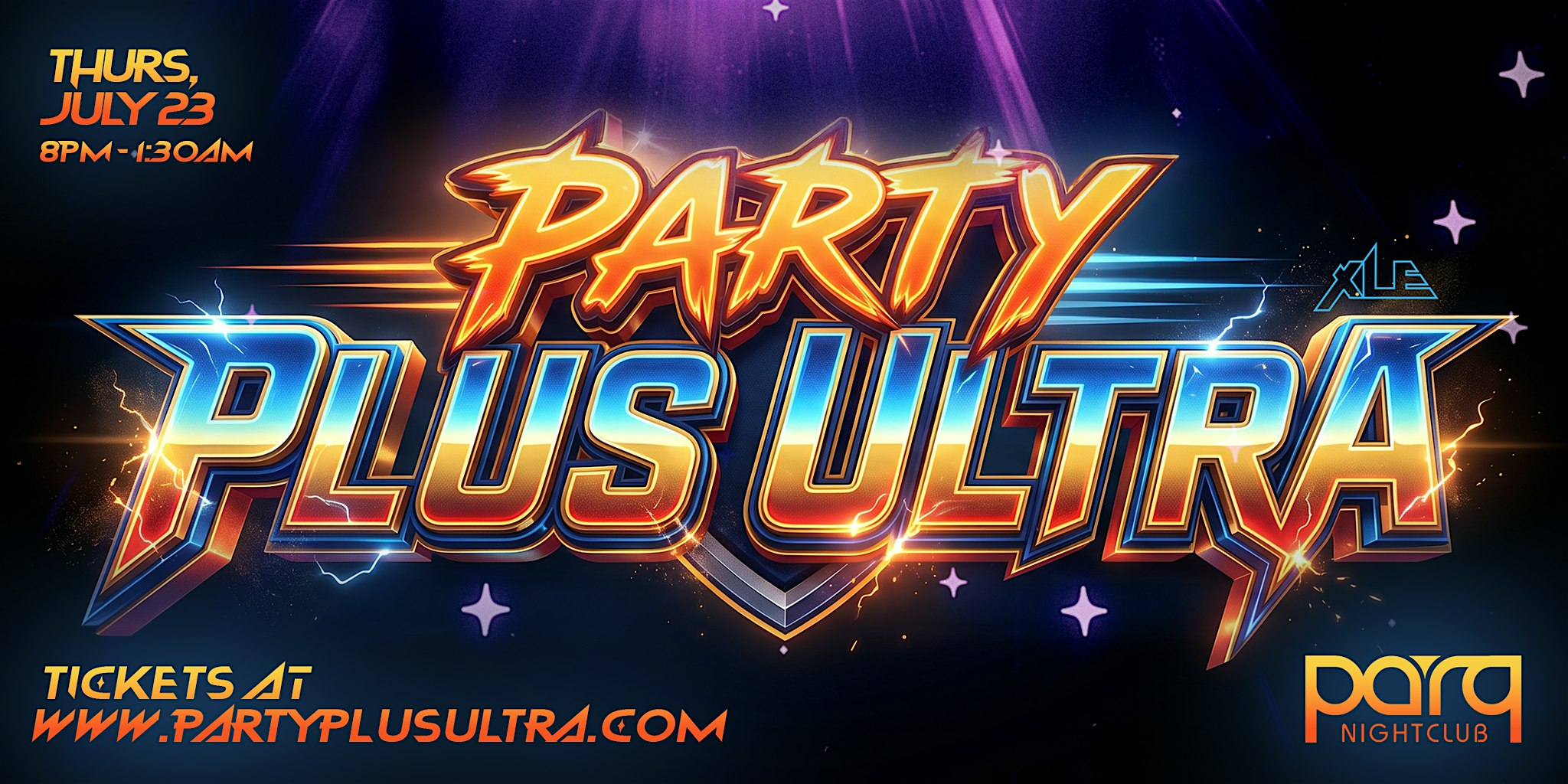 Party PLUS ULTRA, Anime SDCC Thursday Night! | Parq Nightclub