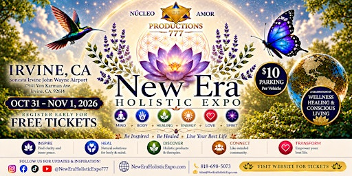 Holistic Expo Spiritual Fair, Oct 31 - Nov 1, 2026, Irvine, CA | 17941 Von Karman Ave