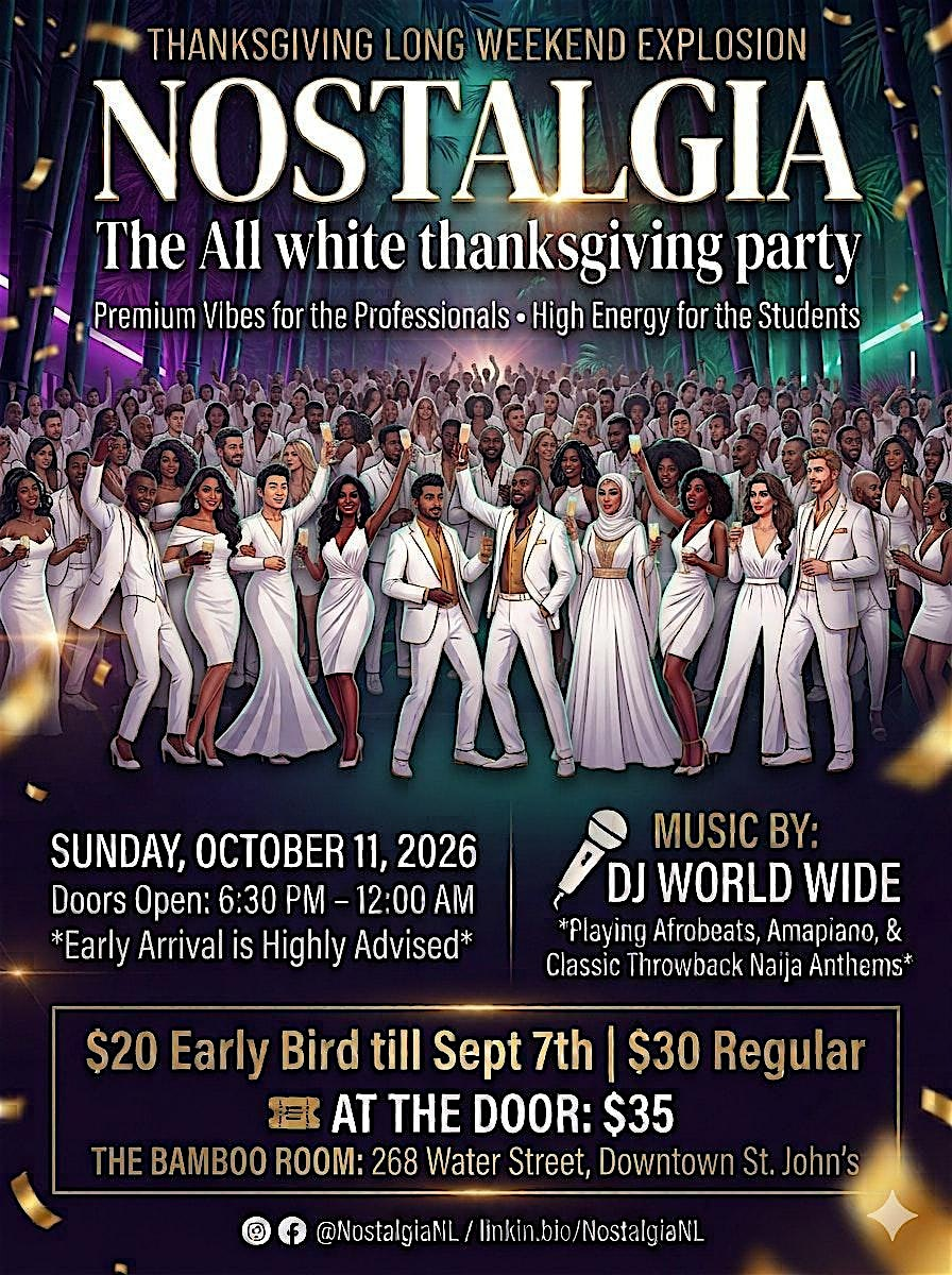 NOSTALGIA: The All White Thanksgiving Party | The Bamboo Room