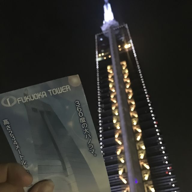 [일본] 밤에 보면 더 멋진 곳, 후쿠오카 타워🌃