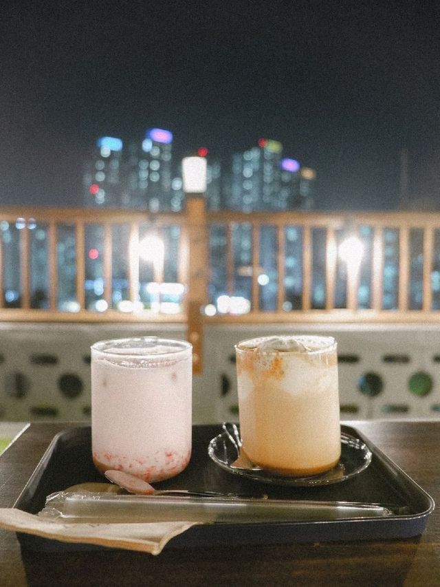카페, 다시 여기 - 인천 수봉공원 뷰 맛집 카페