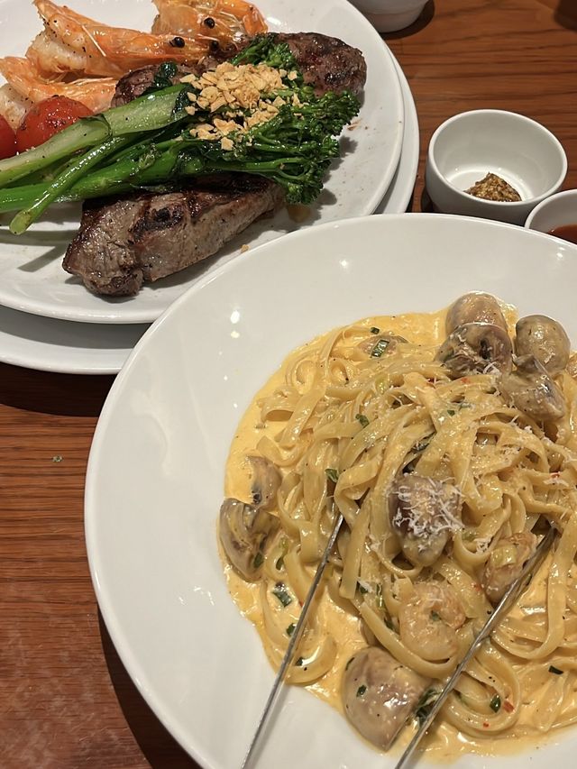 레스토랑은 '아웃백스테이크하우스'🥩🍷