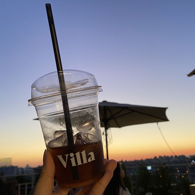 이태원 노을이 예쁜 카페✨빌라커피바